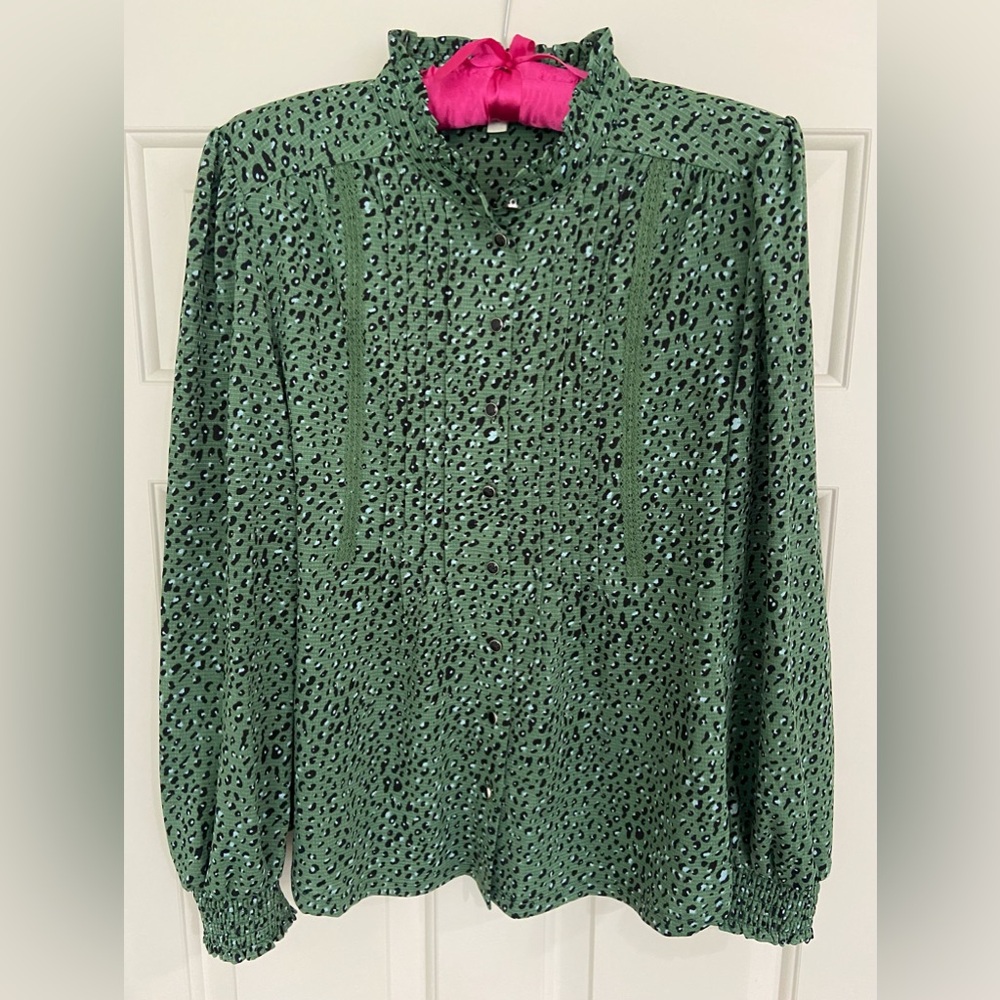 MONSOON NWOT Long Sleeve Button Down Blouse